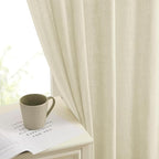 Joydeco Linen Curtains 72 Inch Length 2 Panels Set, Light Filtering Curtains - Image 5