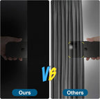 100% Blackout Curtains for Bedroom, Portable DIY Window Blinds, No Drill Window - Image 4