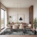 Washable Area Rugs 7'x9' Non-Slip Modern Abstract Soft - Image 3
