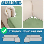 Couch Cover Velvet Chaise Cushion Cover - Image 8