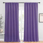 NICETOWN Blackout Curtains for Living Curtains, Lilac Purple, 2 Panels by NICETOWN