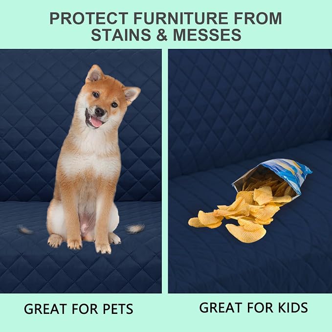 Reversible Loveseat Sofa Covers Couch Cover Furniture Protector - Image 5