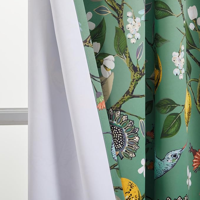 Topfinel 48 Inches Long Short Sage Green Blackout Curtains - Image 7