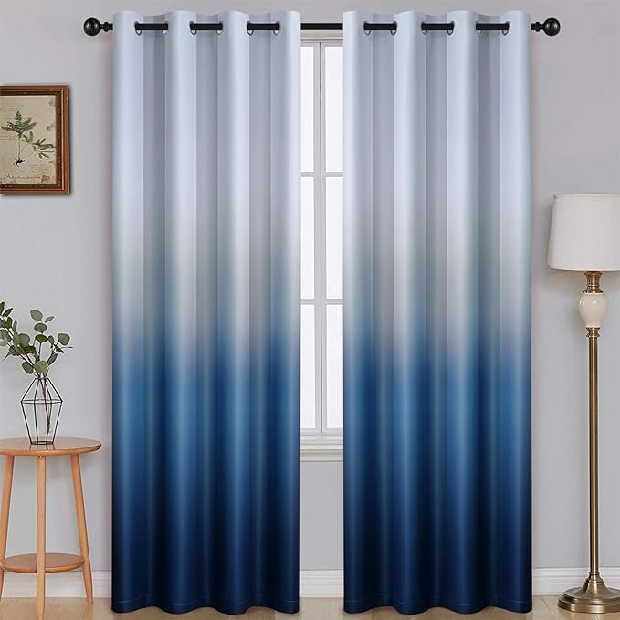 SimpleHome Ombre Room Darkening Curtains - Image 7