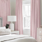 MIULEE Linen Texture 90 Inches Curtains - Image 2