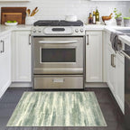 Lansny Modern Abstract Entryway Rug Indoor 2x3 Washable Rug Non-Slip Soft Small - Image 2