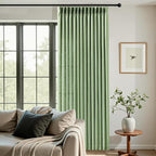 Sage Green Pinch Pleated 84 Inch Curtains - Image 7