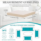 14Pcs Stretch Patio Cushion Covers, Outdoor Couch Covers Replacement, Outdoor - Image 2