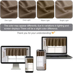 Chyhomenyc Brown Valances for Window, Room Darkening Short Curtains for Kitchen - Image 5