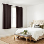 PONY DANCE Brown Blackout Curtains 2 Panels - Image 8