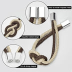 NICEEC 4 Pack Mini Magnetic Curtain Tiebacks Nordic Simple Style Drape Tie - Image 3