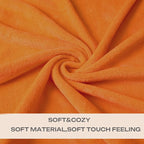 JIAHANNHA Burnt Orange Throw Blanket Fleece Blanket 50"x60", Super Soft Fall - Image 3
