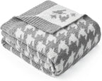 Snuggle Sac Houndstooth Throw Blanket - Image 9