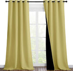NICETOWN 100% Blackout Blinds, 46 inches x 96 inches, Laundry Room Decor Window by NICETOWN