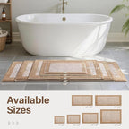 48x24 Long Bathroom Rugs Washable Non Slip, Soft Absorbent Quick Dry Mats - Image 6