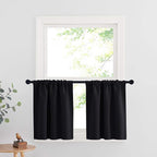 RYB HOME Cafe Blackout Curtains 24 inch Length, RV Curtains by RYBHOME