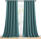 NICETOWN Bedroom Curtain Panels Blackout Draperies, Thermal Insulated Solid - Image 2
