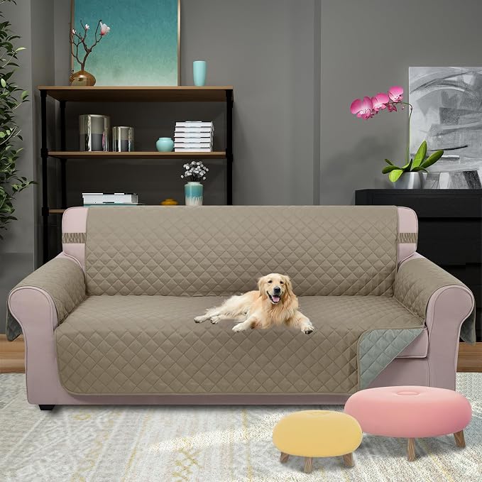 U-NICE HOME Large Sofa Cover Reversible Couch Cover - Image 2
