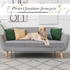 Newwiee Set of 4 Stretch Patio Cushion Covers Sofa Couch Seat Chair Slipcovers - Image 6