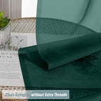 Green Sheer Curtains Tier 30 Inches Length 2 Panels, Light Filtering - Image 5
