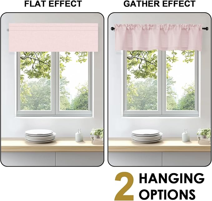 OWENIE Bob 1 PCS Blush Valances - Image 6