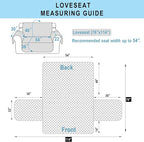 Reversible Loveseat Sofa Covers Couch Cover Furniture Protector - Image 7