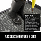 GORILLA GRIP 100% Waterproof All-Season WeatherMAX Doormat US Designed Natural - Image 5