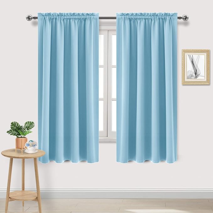 DWCN Blackout Curtains Room Darkening Thermal Insulated Bedroom Curtains Window by DWCN
