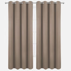 LEMOMO Cappuccino Thermal Blackout Curtains/52 x 84 Inch/Set of 2 Panels Room - Image 2