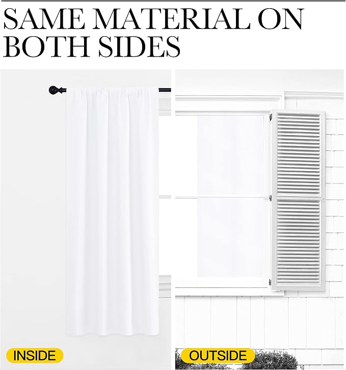 NICETOWN Kitchen Window Curtain Panels - Image 6