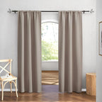 RYB HOME Blackout Curtains for Bedroom 84 inches Long 2 Panels Set, Privacy - Image 2