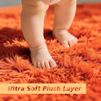 Shag Area Rug for Bedroom 3x5, Soft Fuzzy Rug Non-Shedding Indoor Plush Carpet - Image 2