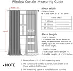 MYSKY HOME 96 Inch Length Farmhouse Semi Sheers Light Filtering Privacy Drapes - Image 8