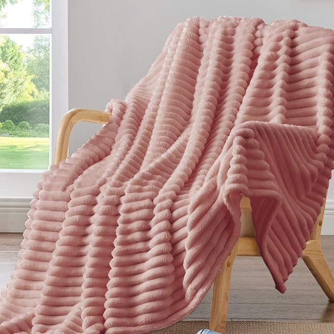 BEDELITE Twin Blanket for Couch & Bed, 300GSM Soft & Warm Fleece Blanket - Image 2