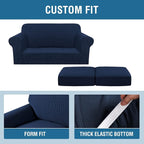 H.VERSAILTEX 3 Piece Stretch Sofa Covers - Image 4