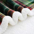 PU MEI Sherpa Fleece Throw Blanket 60" x 80" Reversible Plush Fluffy Large Big - Image 6