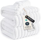 Bedsure GentleSoft White Full Blanket by BEDSURE