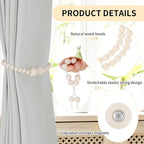 KLOGTSIND Magnetic Curtain Tiebacks, 6 Pack Curtain Holdbacks - Image 5