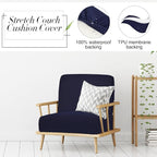 Newwiee 8Pcs Patio Cushion Covers Stretch Outdoor Cushion Cover Replacement - Image 4