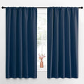 NICETOWN Blackout Curtains for Living Curtains, Moroccan Blue, 52 by 63 Inch by NICETOWN