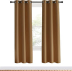 NICETOWN Bedroom Curtain Panels Blackout Draperies, 1 Pair, 34 by 70-inch - Image 2