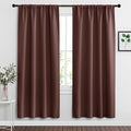 RYB HOME Blackout Curtains for Bedroom Living Room 63 inches Long, Thermal by RYBHOME