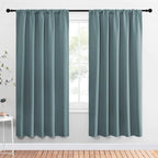 NICETOWN Greyish Blue Blackout Curtains Panels by NICETOWN