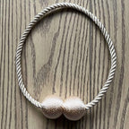 Melaluxe 2 Pack Magnetic Curtain Tiebacks, Decorative Curtain Holdbacks - Image 5