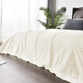 BEDELITE Fleece Blanket Queen Size – 3D Ribbed Jacquard Soft and Warm by BEDELITE