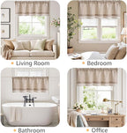 jinchan Farmhouse Linen Valance - Image 5