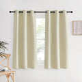 NICETOWN Room Darkening Beige Curtains by NICETOWN