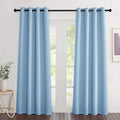 NICETOWN Blue Blackout Curtains 84 inch Length 2 Panels, Grommet Thermal by NICETOWN