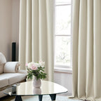 Deconovo Blackout Curtains, Thermal Insulated, W42 x L72 2 Panels, Back Tab - Image 5