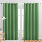 NICETOWN Room Darkening Draperies Window Curtain Panels, Forest Green, 2 Panels by NICETOWN
